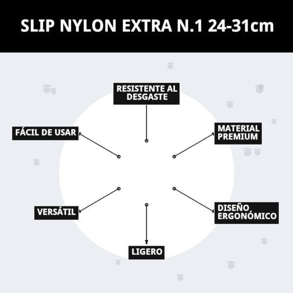 braguita slip nylon extra nº1 (24–31 cm) | protección y comodidad para perras muy pequeñas
