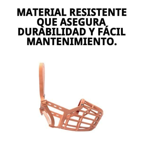 bozal cesta cuero y plastic n.3