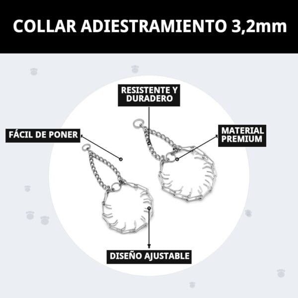 collar adiestramiento 3,2mm
