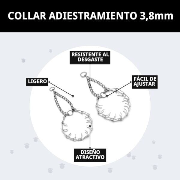 collar adiestramiento 3,8mm