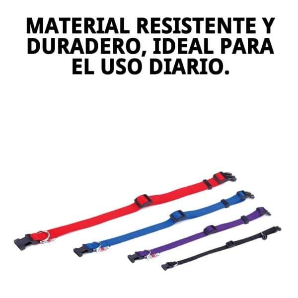 collar nylon liso 35 55cm x 2cm