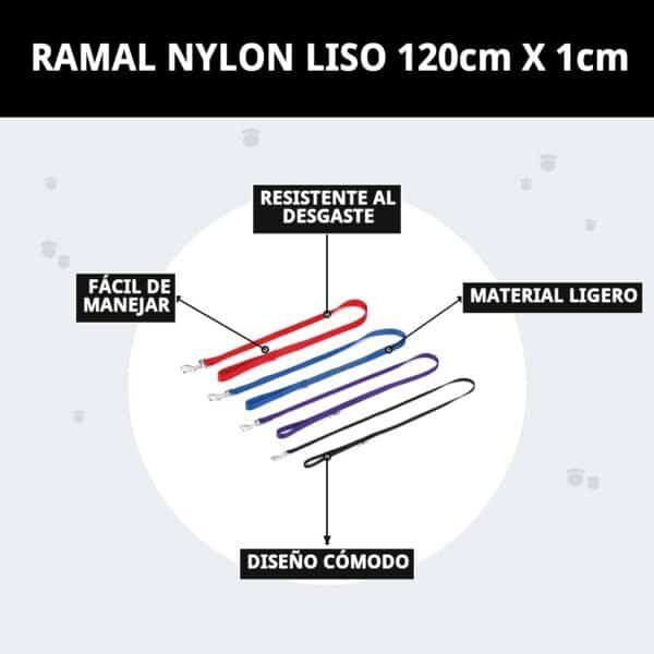 ramal nylon liso 120cm x 1cm