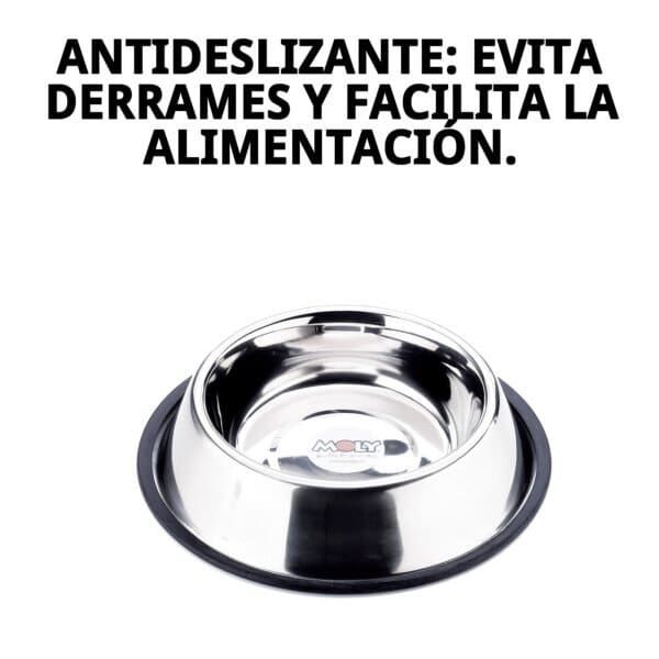 comedero acero anti des 18cm 0,90 l