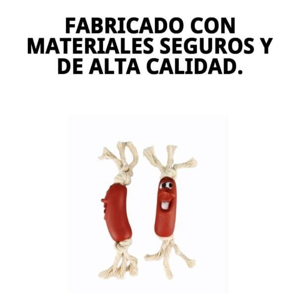 juguete vinilo salchicha 19cm