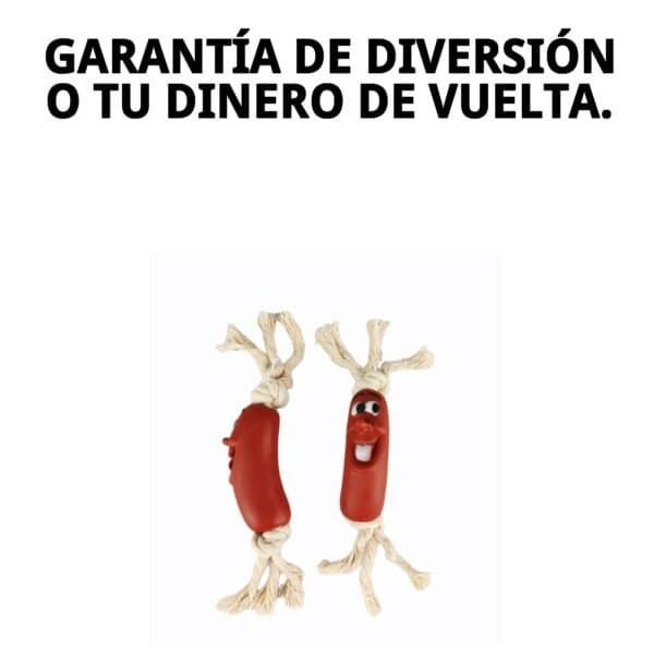 juguete vinilo salchicha 19cm