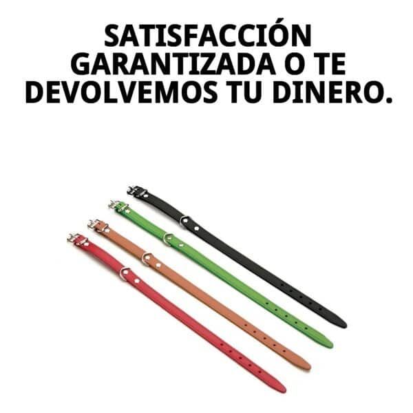 collar cuero liso 70x3,5 cm