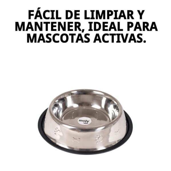 comedero acero extra c/fig. 18 cm 0,90l