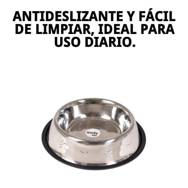 comedero acero extra c/fig. 25 cm 2,35 l