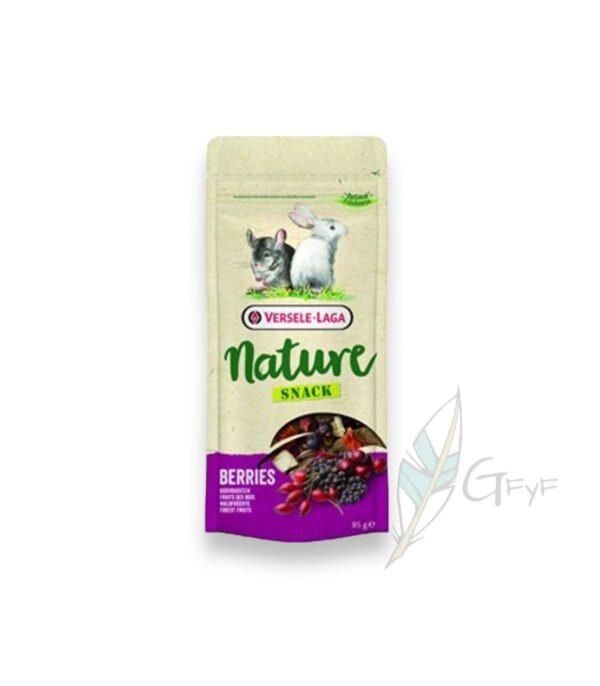 Complemento natural para hamsters y conejos, con frutas y bayas en sachet de 85g.