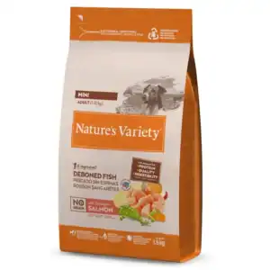 pienso natures variety no grain adult mini salmon 1.5 kg