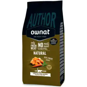 Ownat Pienso Author Natural Con Pollo Fresco Para Gatos Esterilizados