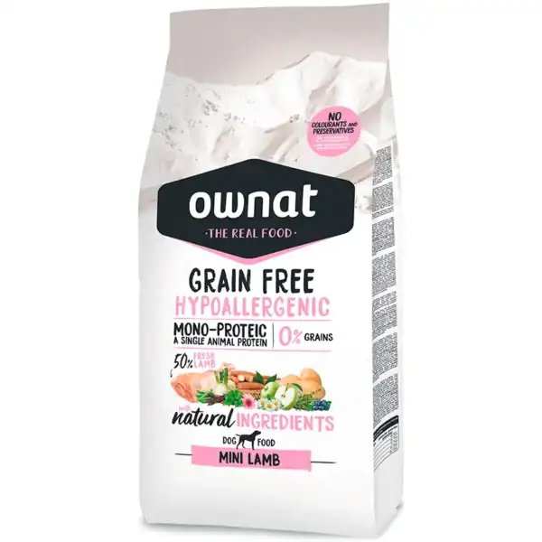 ownat gf hypo dog 3 kgs. mini lamb