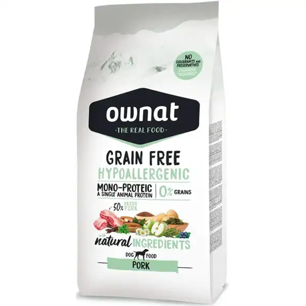 ownat gf hypo dog 3 kgs. pork