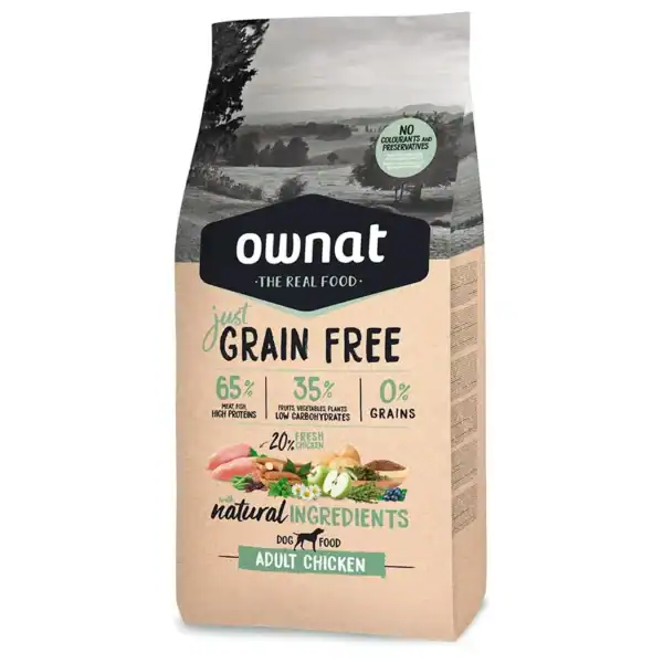 just dog grain free adult chicken 20%