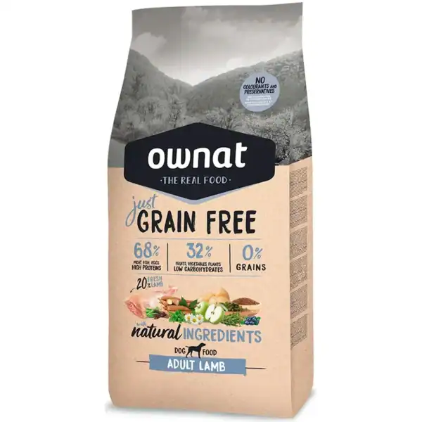 just dog grain free adult lamb 20%