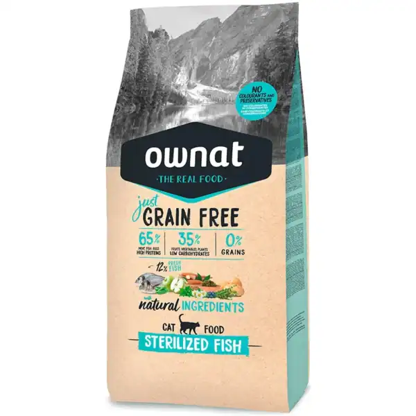 just cat grain free sterilized fish 15%