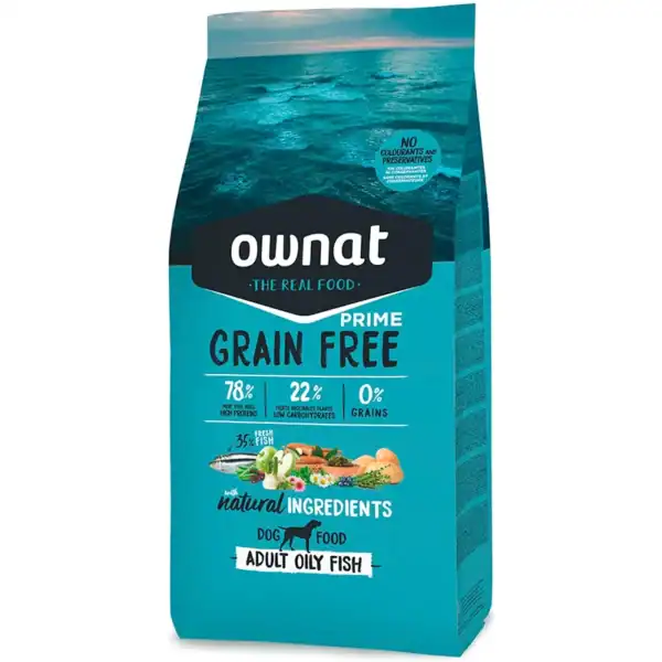 Ownat Prime Grain Free Pescado Azul Adulto pienso para perros