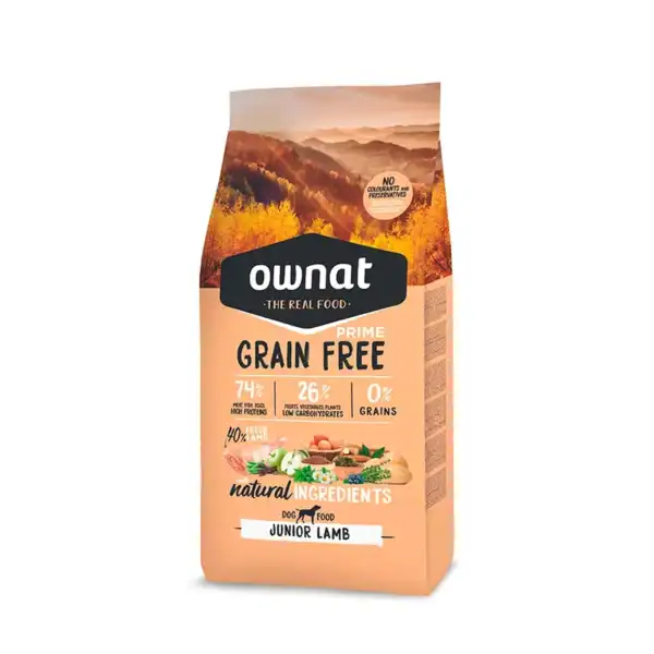 Ownat GF Prime Dog 3 Kgs. Junior Lamb