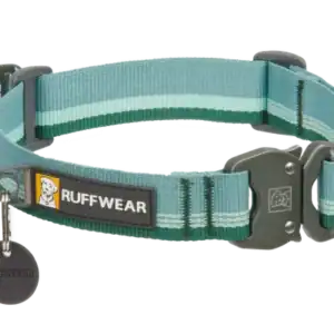 collar ruffwear para perros top rope river rock green