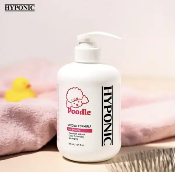 hyponic champú hipoalergénico para caniches (poodles) 500 ml