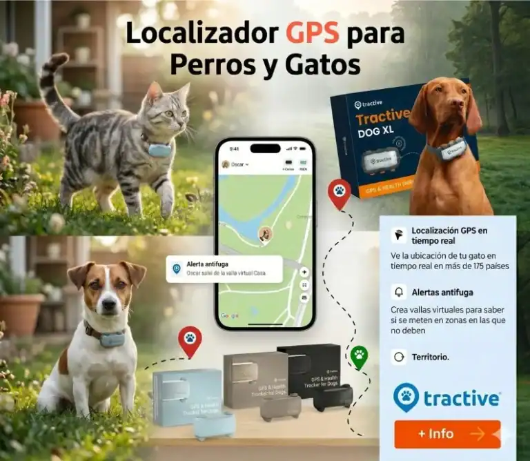 gps tractive para perros y gatos k