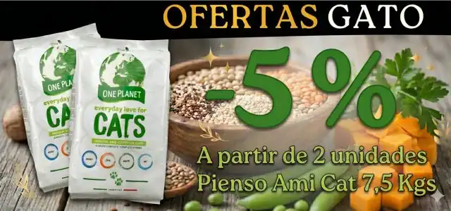 oferta pienso vegano ami cat 7,5