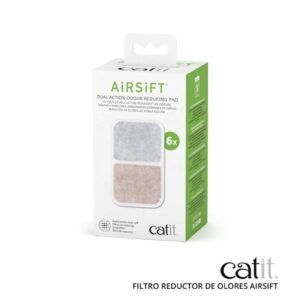 catit airsift filtro de repuesto 6uds