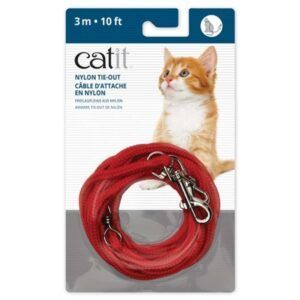 catit correa extra larga roja 3m