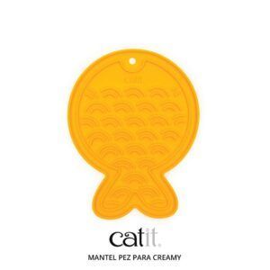 catit creamy alfombrilla para lamer pez