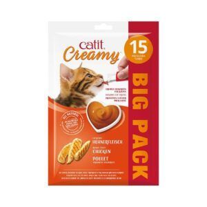 catit creamy pollo 15x10g