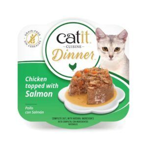 catit cuisine dinner pollo con salmon 75g