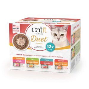 catit cuisine duet pack variado 12x75g