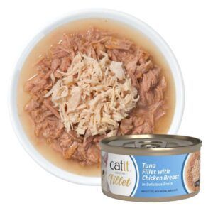 catit cuisine fillet atun con pollo 75g