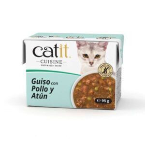 catit cuisine guiso con pollo y atun 95g