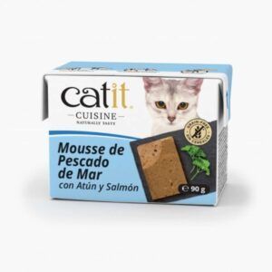 catit cuisine mousse de pescado de mar 90g
