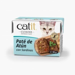 catit cuisine pate de atun con sardinas 95g