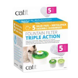 catit filtro de triple accion para fuentes 5 uds