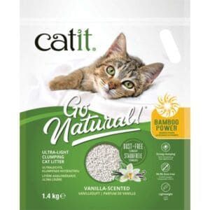 catit go natural arena bambu vainilla 14kg