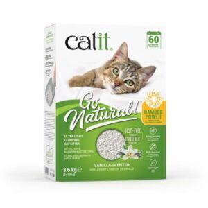catit go naturalarena bambu vainilla 36kg