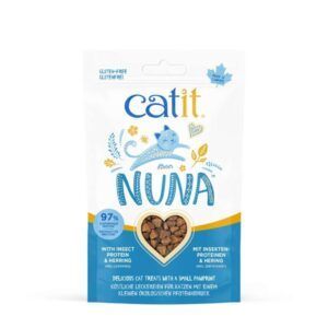 catit nuna snack proteina insecto y arenque 60g