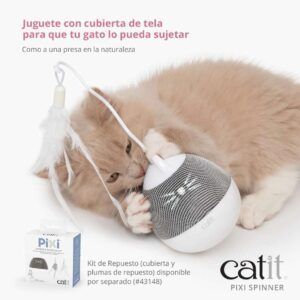 catit pixi spinner azul