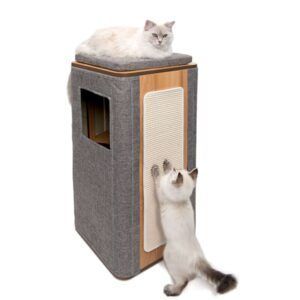 catit vesper cubo tower gris