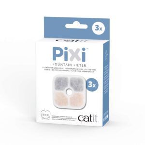 filtro para fuentes para gatos catit pixi 3pc